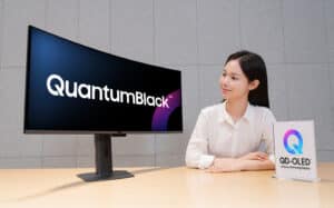 Comparaison du revêtement QuantumBlack sur moniteurs QD-OLED Samsung