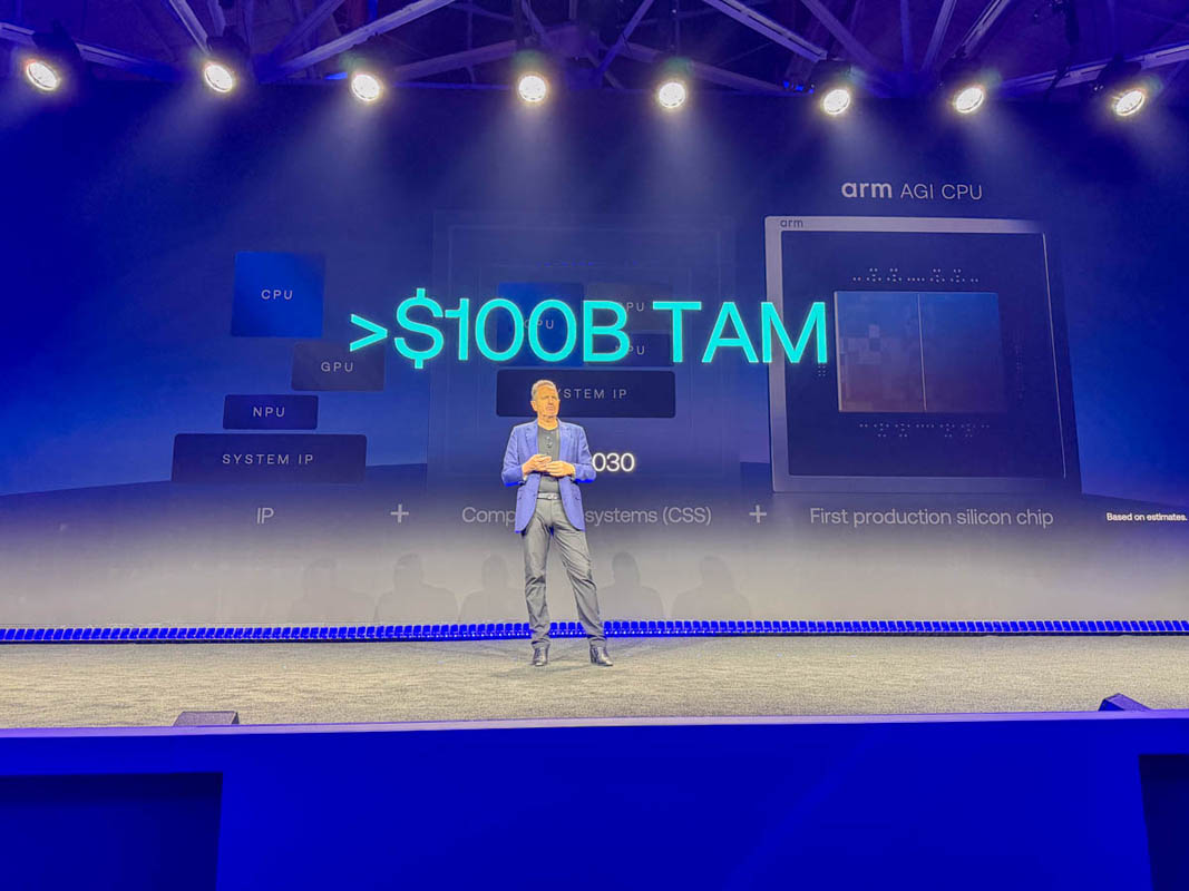 Présentation de l'ARM AGI CPU lors de l'événement Arm Everywhere à San Francisco